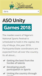 Mobile Screenshot of nigeriasportsfestival.org